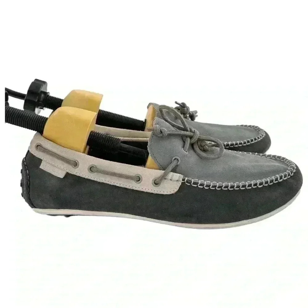 Cole haan grand OS mens driving flats 11 multicolored suede boatshoes loafers